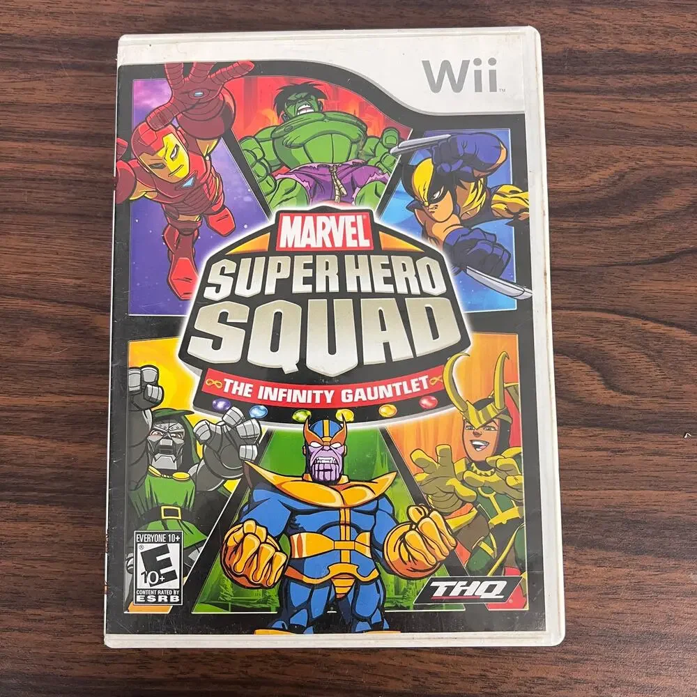 Wii Marvel Super Hero Squad The Infinity Gauntlet CIB Complete In Box Game